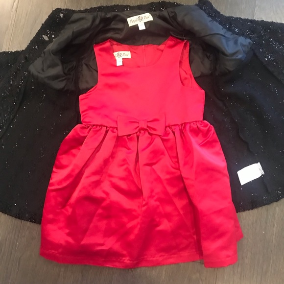 Purple Rose Toddler Dress 3 pieces set (from Hundson's Bay) - Picture 4 of 7